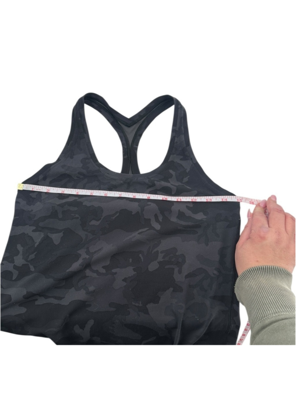 Lululemon Cool Racerback II *Nulu
Incognito Camo Multi Grey sz 6 - Picture 8 of 9